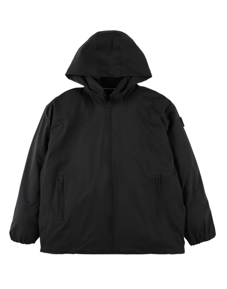 CUSHY FLEECE COLLAR JACKET / black