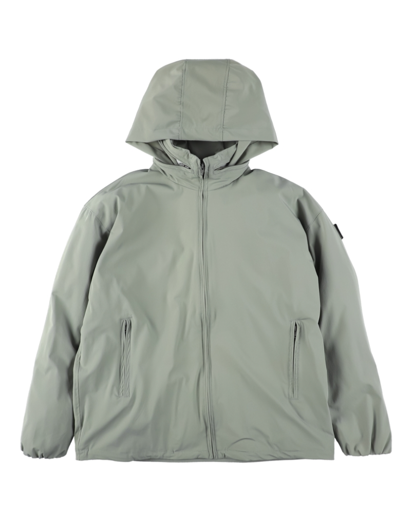 CUSHY FLEECE COLLAR JACKET / grey