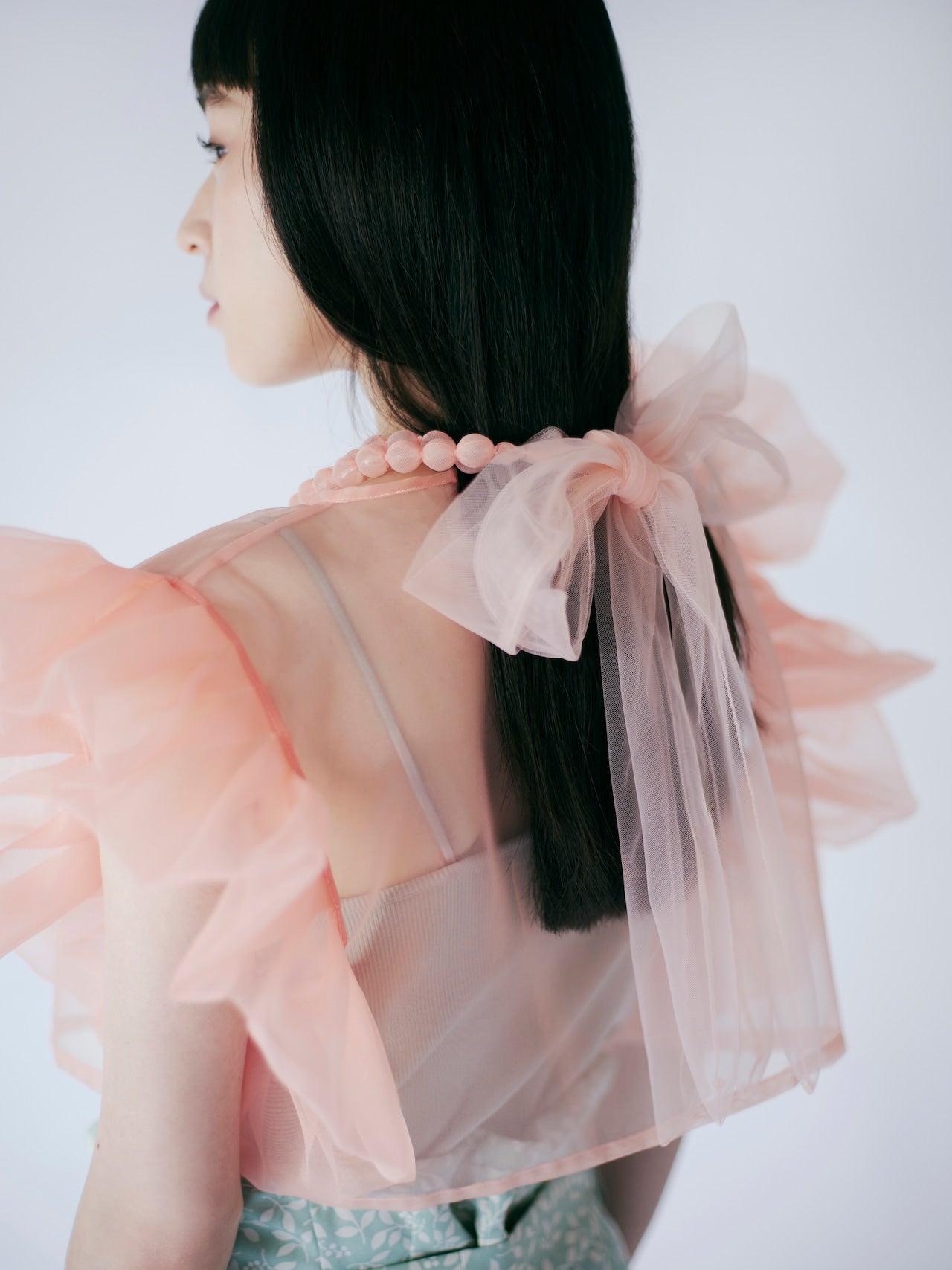 natsumi osawa/drops tulle necklace