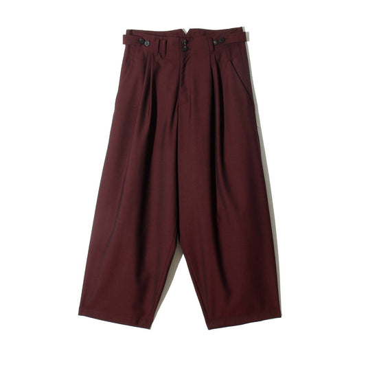 Chanbray wool 2tuck wide pants / enji