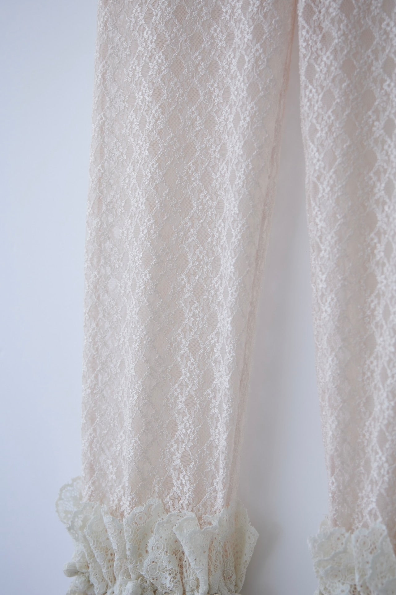 natsumi osawa/lace shibori pants #beige