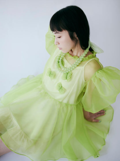 natsumi osawa/drops tulle necklace