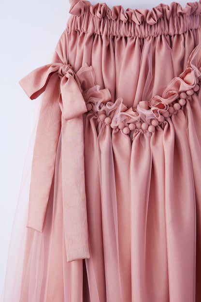 natsumi osawa/shibori gathered skirt