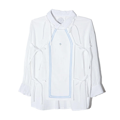 學蘭  /わすれなぐさパッチブラウス