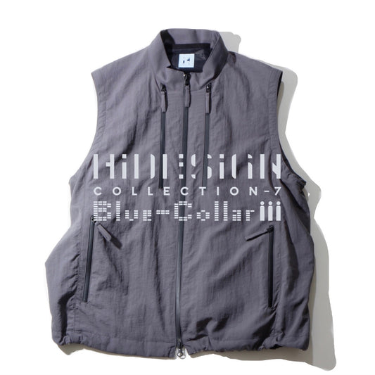 HIDESIGN / Air Flow Vest / gray<br>※受注生産商品となります
