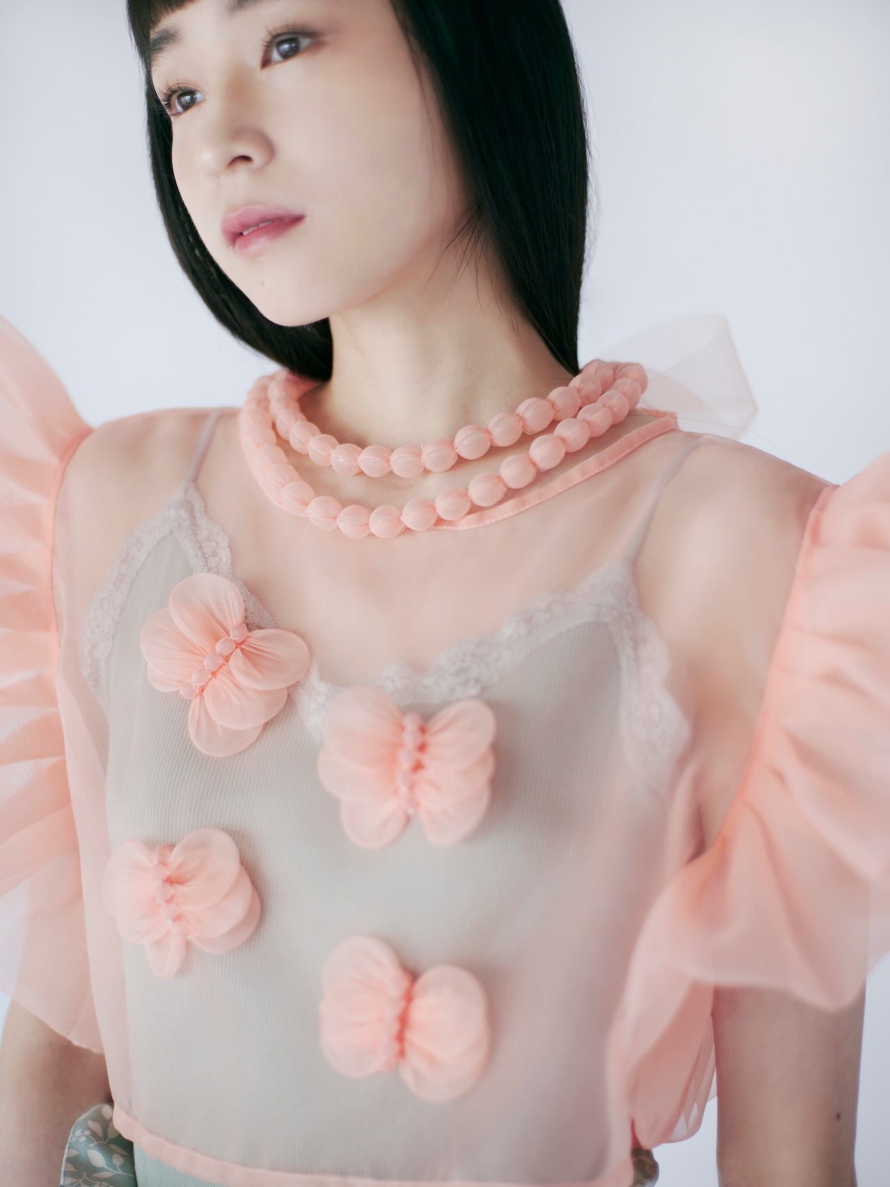 natsumi osawa/drops tulle necklace