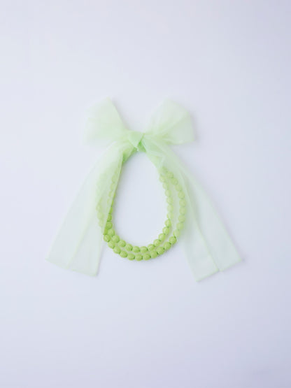 natsumi osawa/drops tulle necklace