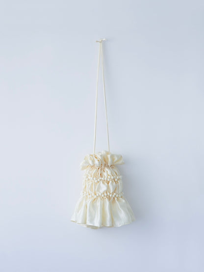 natsumi osawa/vintage satin shibori bag