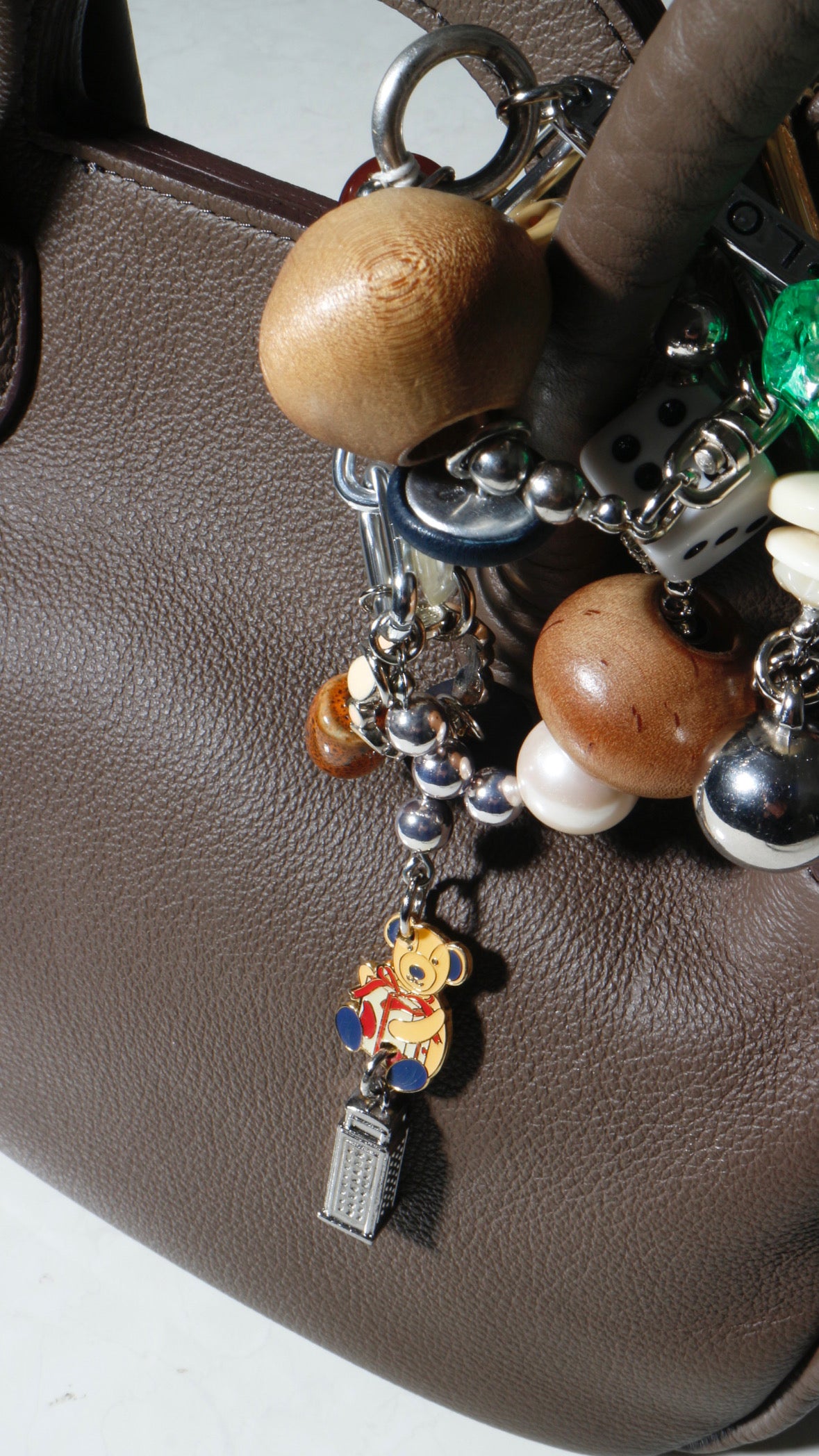 【LEO GON'DO】ROSARY Necklace No,13 WOOD / DICE / TEDDY