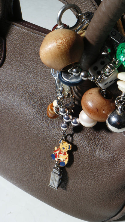 【LEO GON'DO】ROSARY Necklace No,13 WOOD / DICE / TEDDY