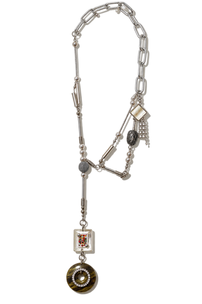 【LEO GON'DO】ROSARY Necklace No,9 BUTTON / OBJECT CLUSTER