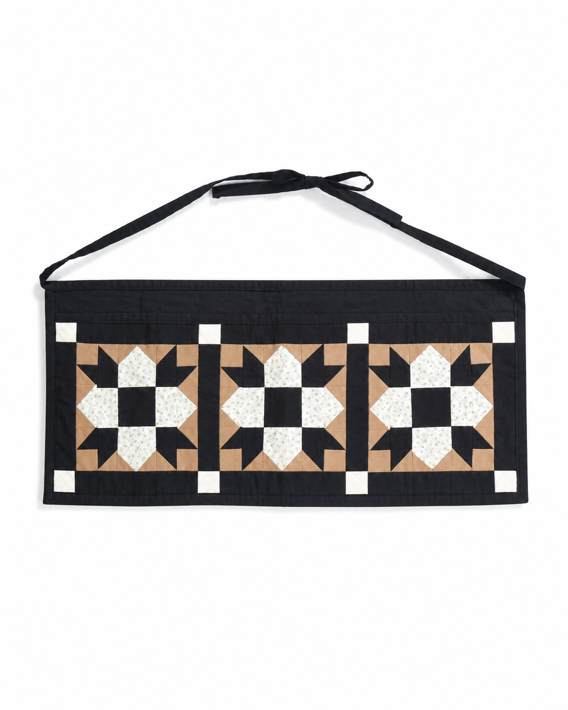 【HOUSE QUILT】 / APRON（SQUARE）＜FLOWER＞　※受注生産アイテムとなります。