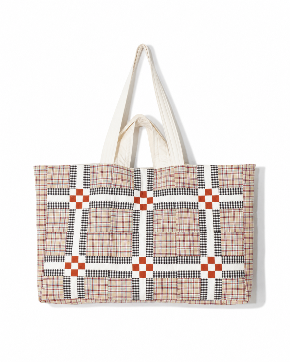 【HOUSE QUILT】 / BIG TOTE BAG＜SQUARE＞　※受注生産アイテムとなります。