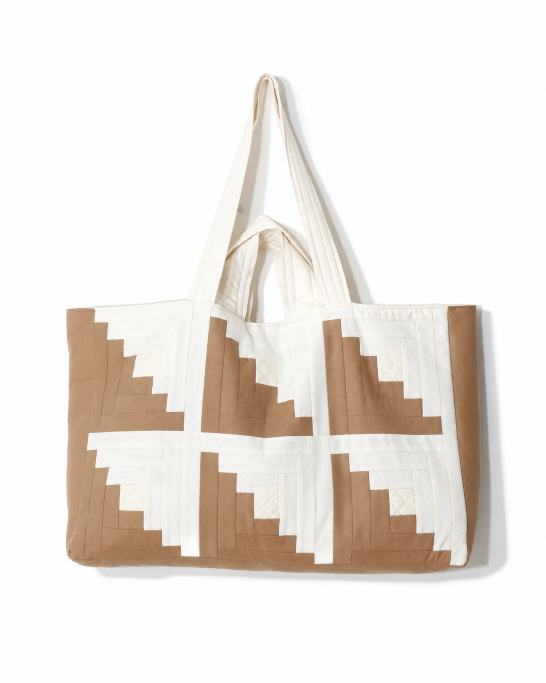 【HOUSE QUILT】 / BIG TOTE BAG＜LOG CABIN＞　※受注生産アイテムとなります。