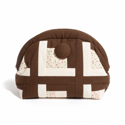 【HOUSE QUILT】 / NUUME BAG＜LOG CABIN＞　※受注生産アイテムとなります。