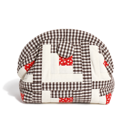 【HOUSE QUILT】 / NUUME BAG＜LOG CABIN＞　※受注生産アイテムとなります。