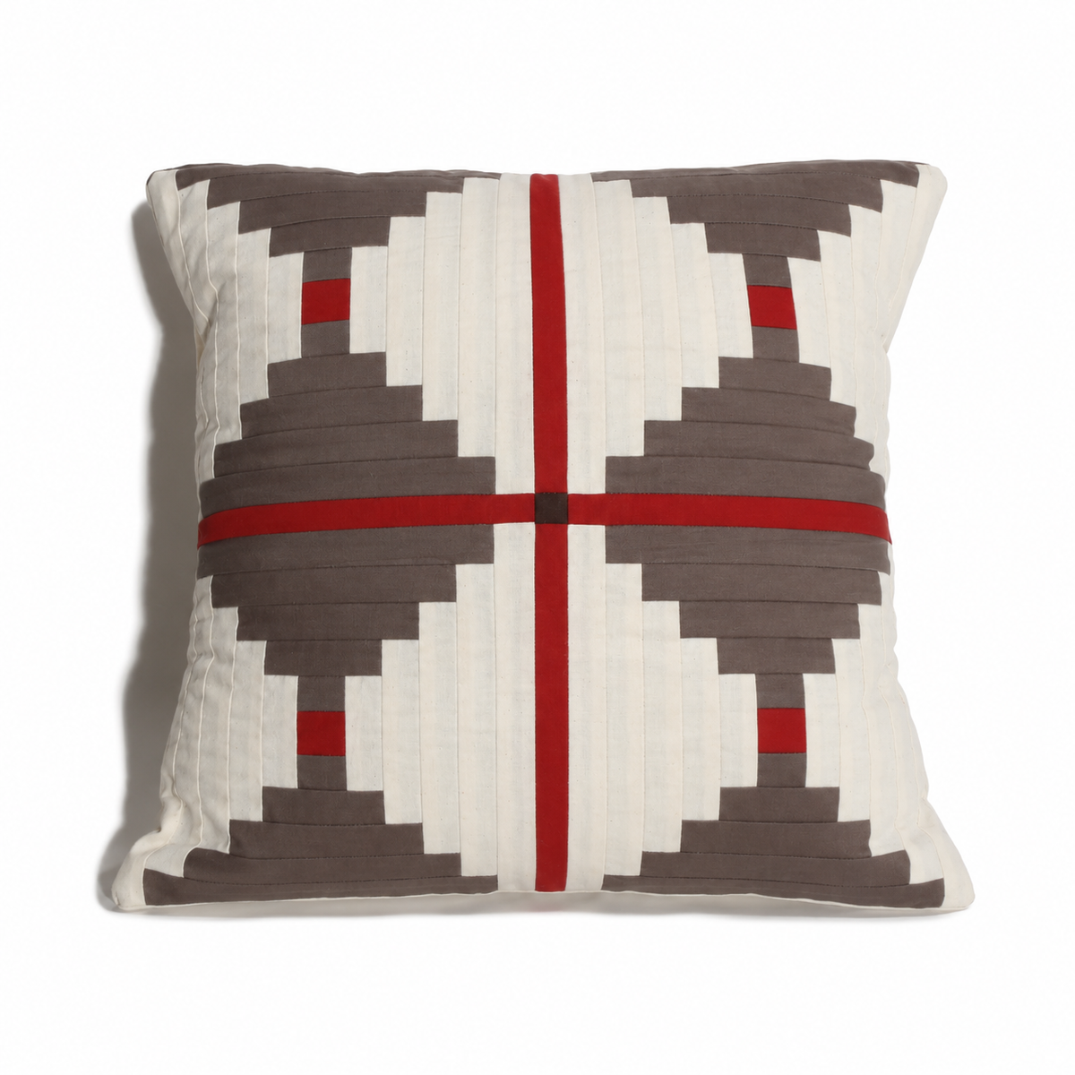 【HOUSE QUILT】 / CUSHION COVER＜HOUR GRASS＞　※受注生産アイテムとなります。