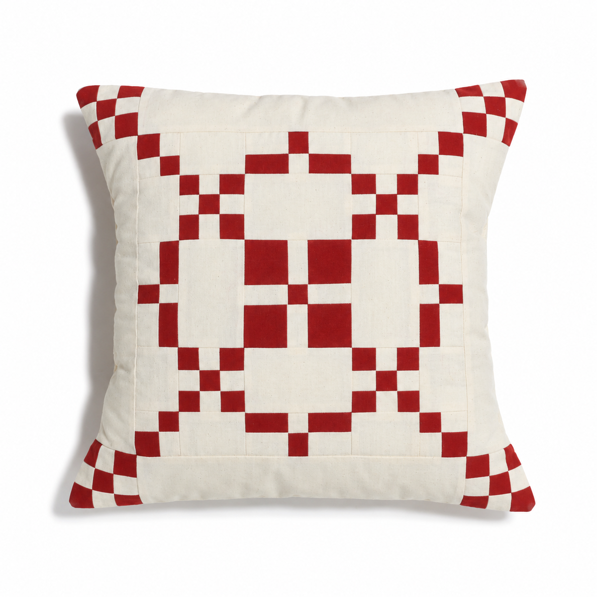 【HOUSE QUILT】 / CUSHION COVER＜TILE＞　※受注生産アイテムとなります。