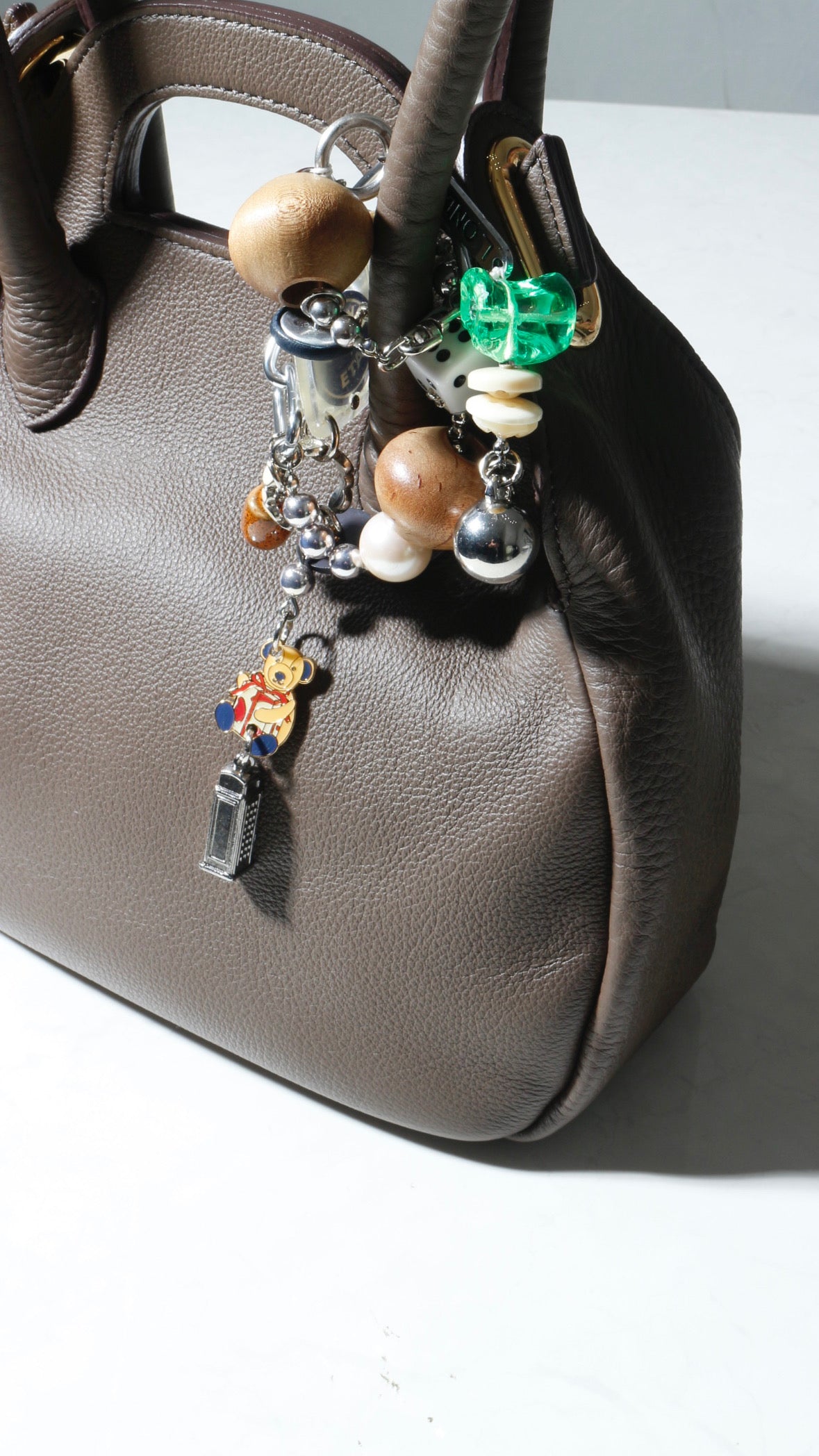 【LEO GON'DO】ROSARY Necklace No,13 WOOD / DICE / TEDDY