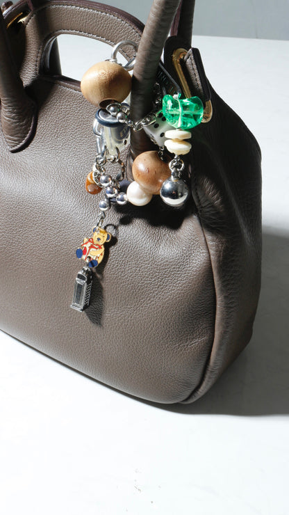 【LEO GON'DO】ROSARY Necklace No,13 WOOD / DICE / TEDDY