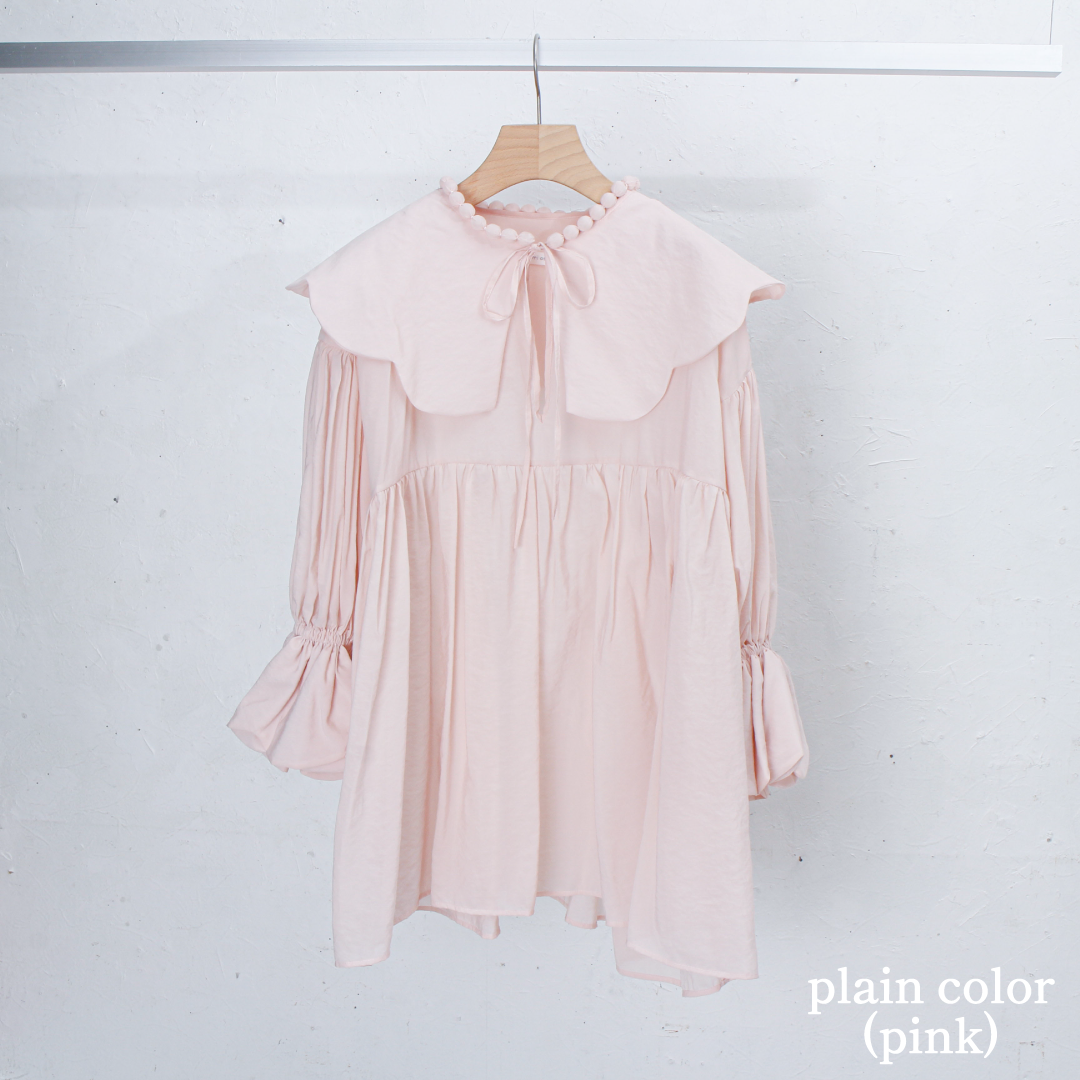 【custom order】natsumi osawa/pearl scalloped tunic※受注商品となります/9月2日(火）22:00締切となります