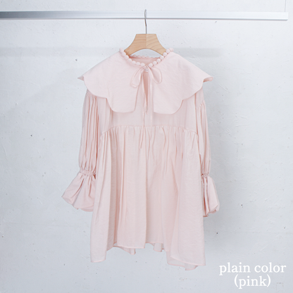 【custom order】natsumi osawa/pearl scalloped tunic※受注商品となります/9月2日(火）22:00締切となります