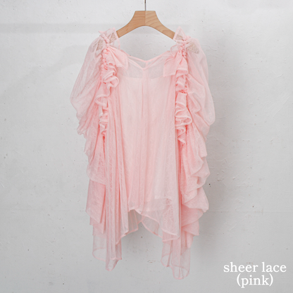 【custom order】natsumi osawa/papillon sleeve tops※受注商品となります/9月2日(火）22:00締切となります