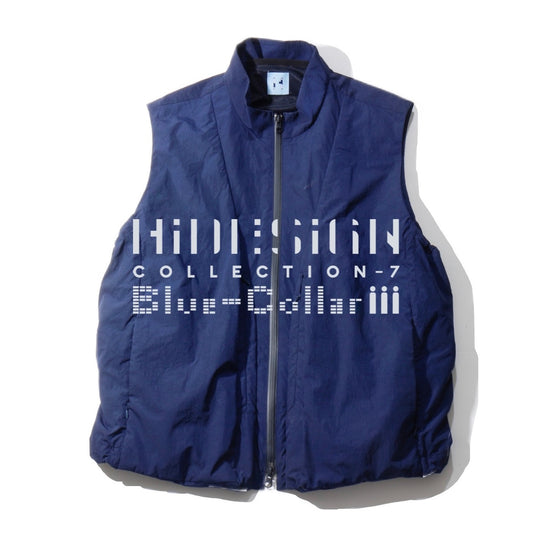 HIDESIGN / Air Flow Vest/ navy<br>※受注生産商品となります