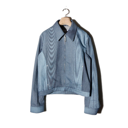 Mirage_ Bleach_Denim_Jacket / navy