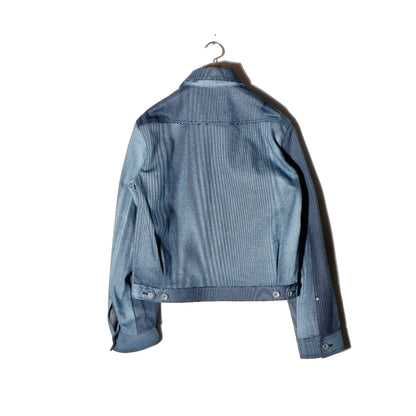 Mirage_ Bleach_Denim_Jacket / navy