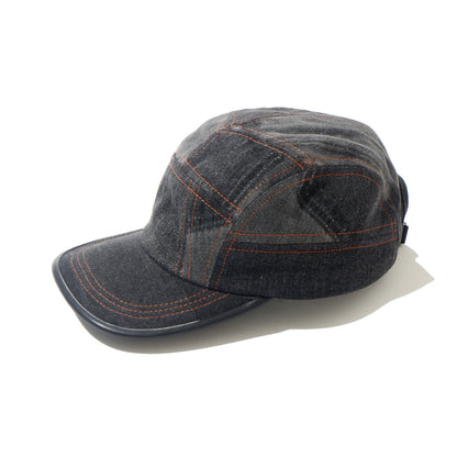 nir / Black Denim Pachwork Cap / ※受注商品となります