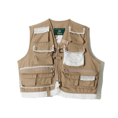 overlace /lace fishing vest