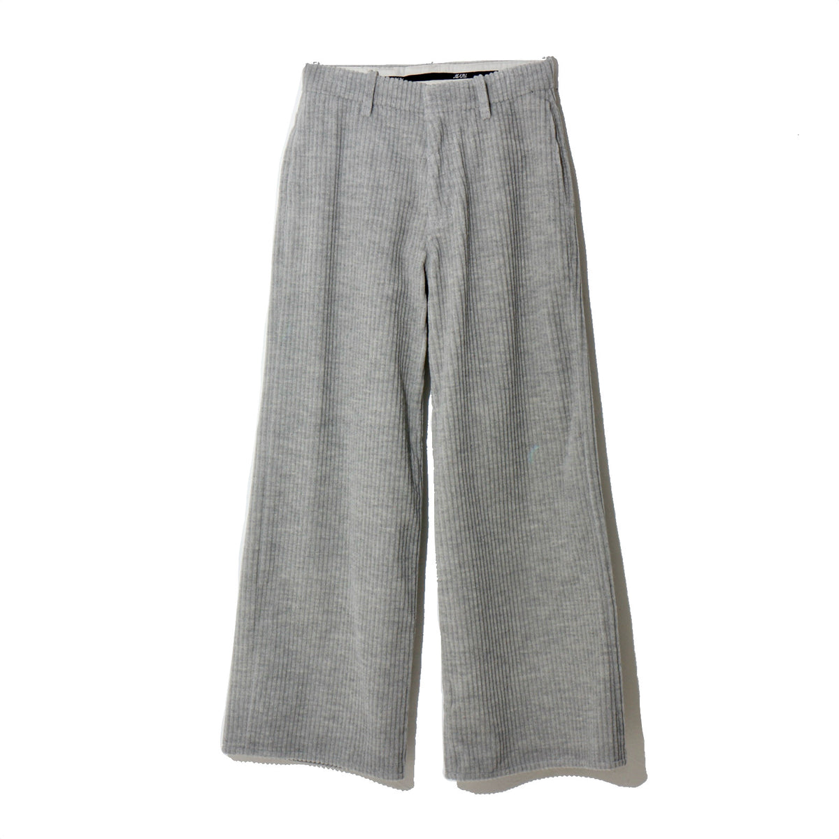 CORDUROY WIDE TROUSERS/  heather gray