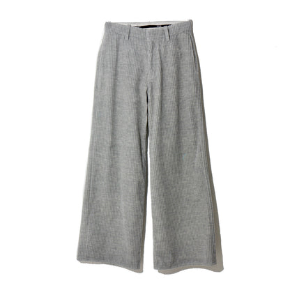 CORDUROY WIDE TROUSERS/  heather gray