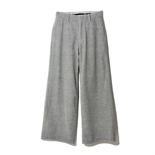 CORDUROY WIDE TROUSERS/  heather gray
