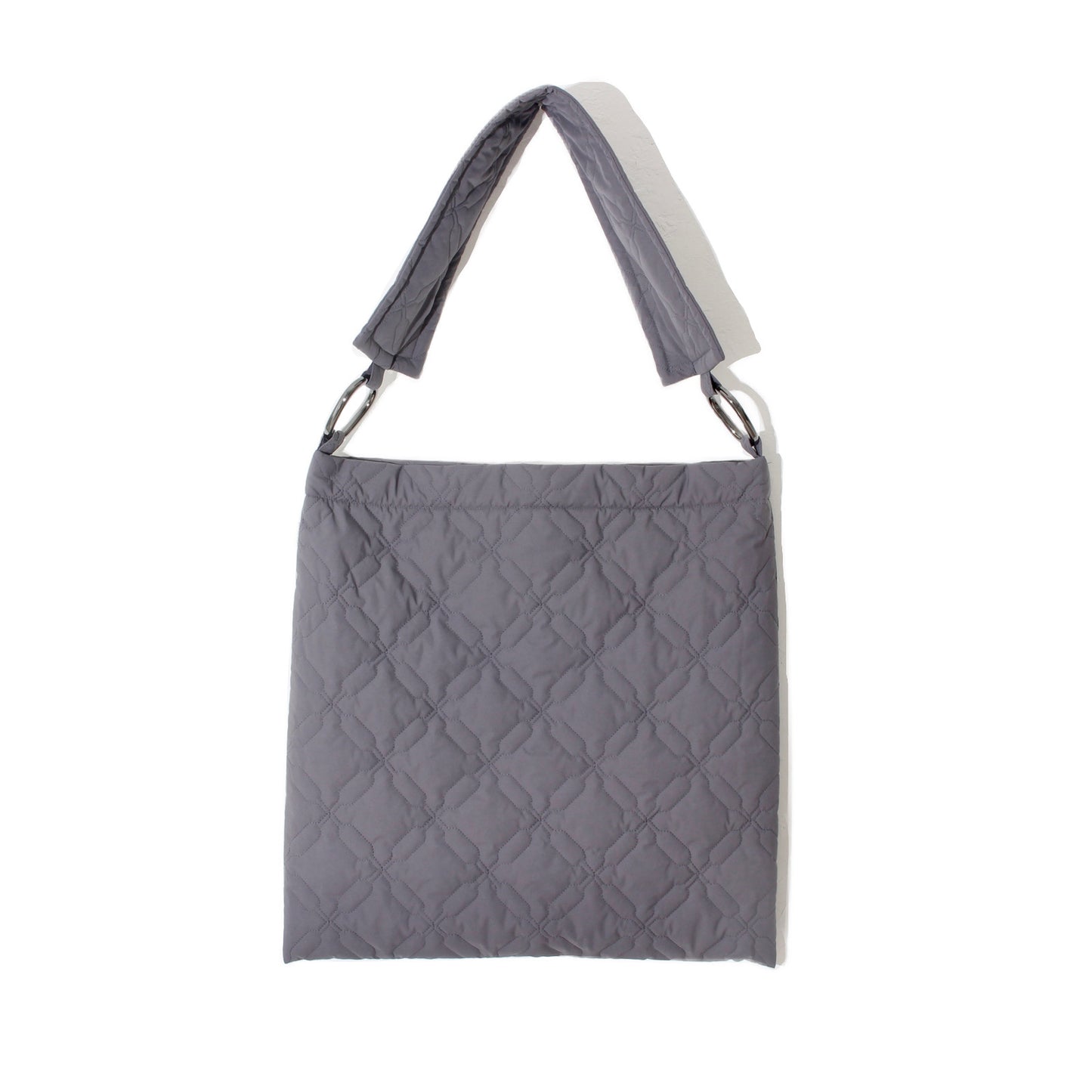 Cell Quilt Bag / charcoal