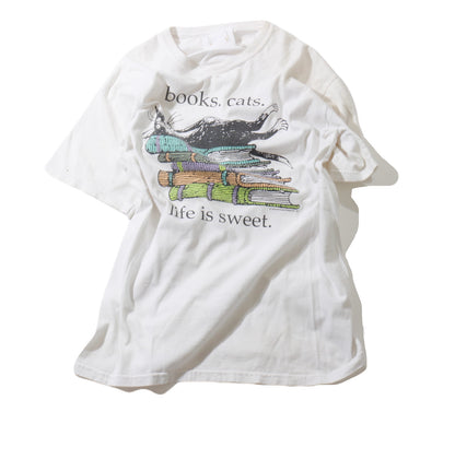 バックヤード / 本と猫のTEE