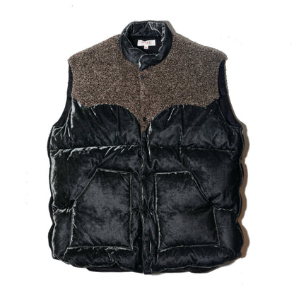 Velvet Mountain Down Vest  / Dusty Black