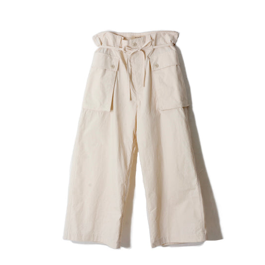 written by / multi pocket pants / natural