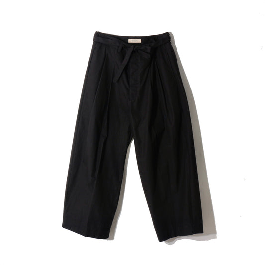 written by / slacks pants /bk