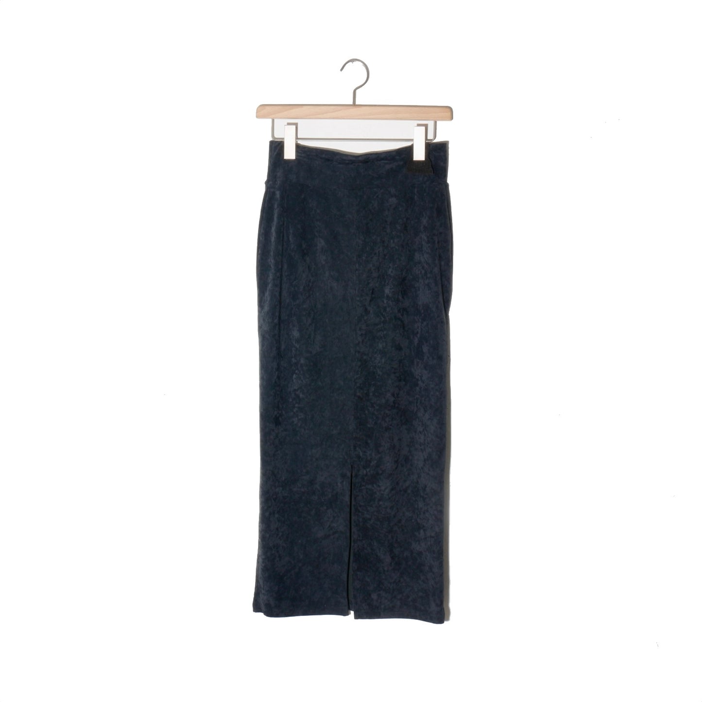 Lunar Velour Skirt / charcoal