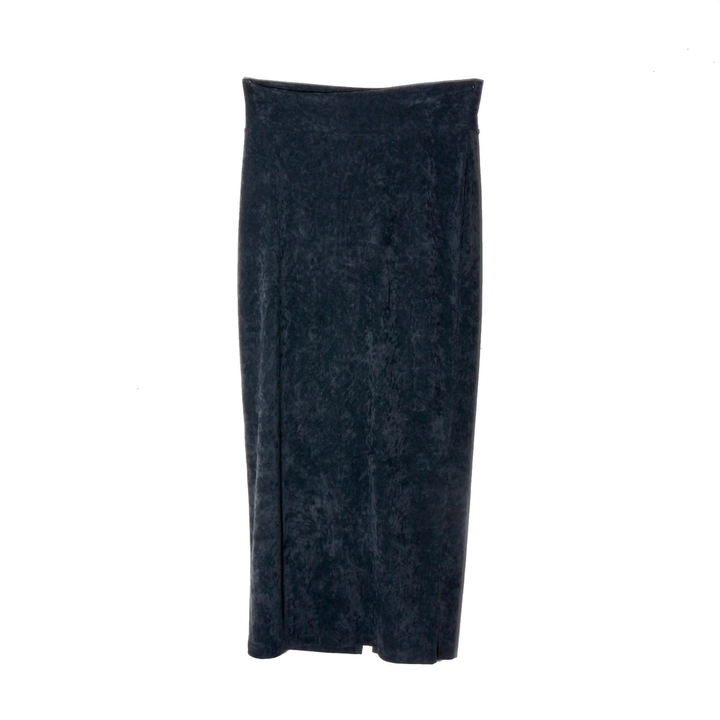 Lunar Velour Skirt / charcoal