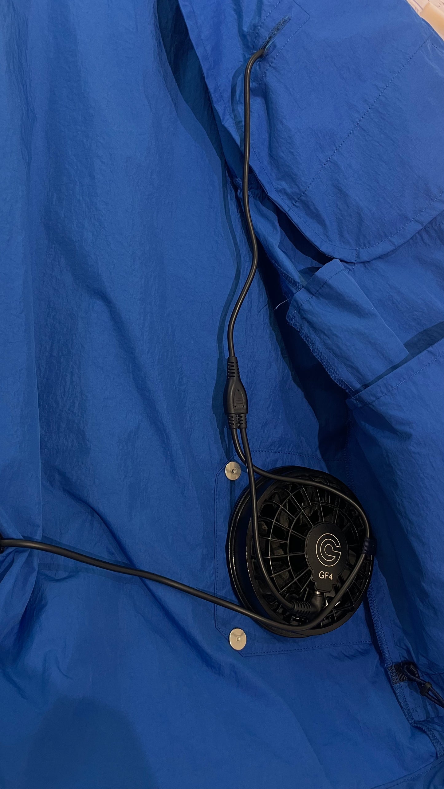 HIDESIGN  /  Air Flow Jacket / blue