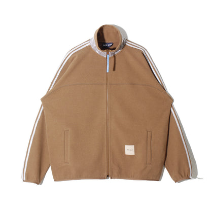 line track jacket / camel