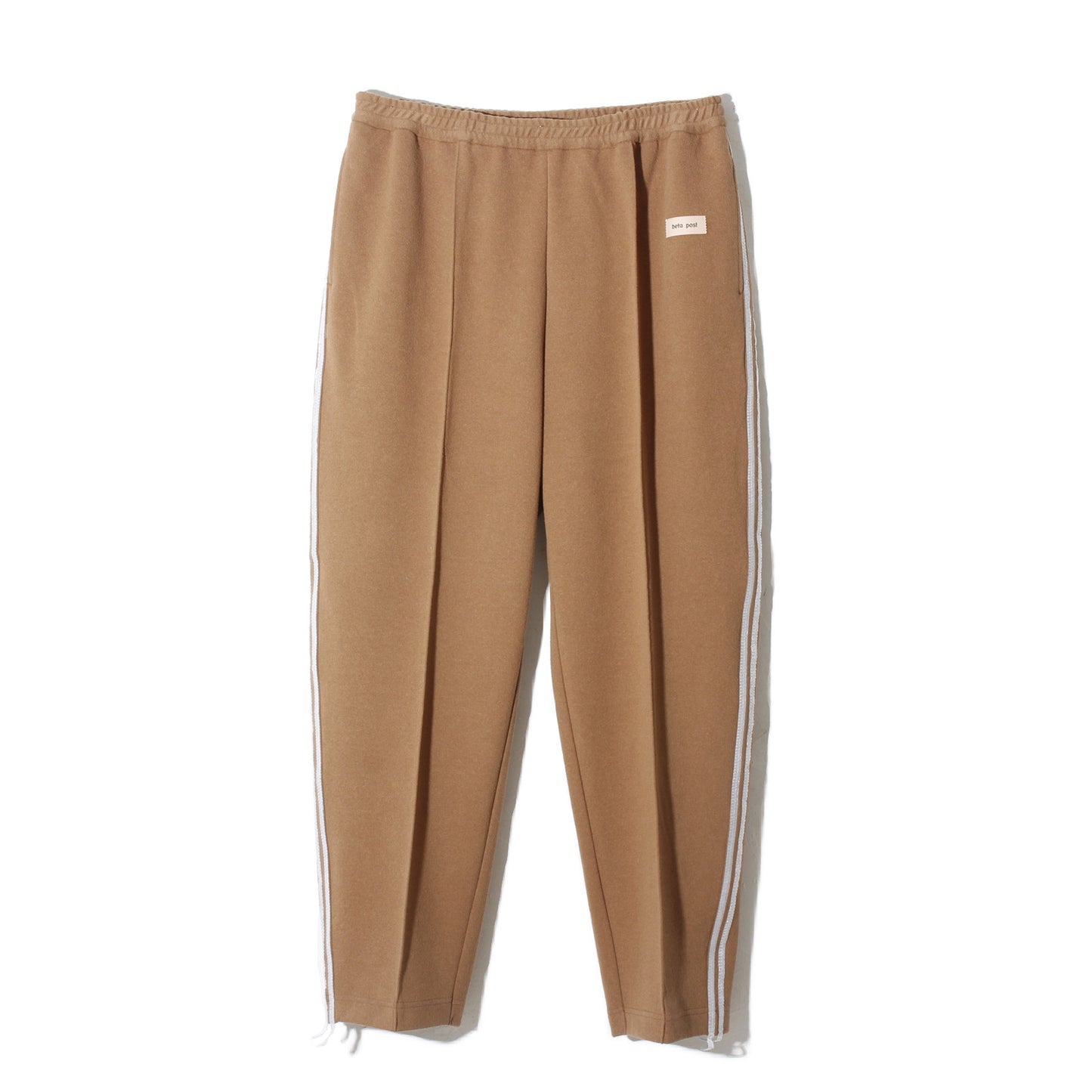 line track pants / camel