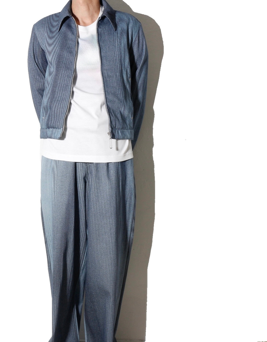 Mirage_ Bleach_Denim_Jacket / navy
