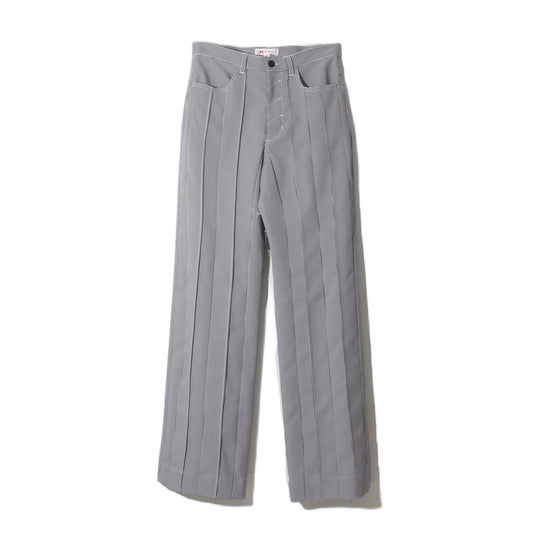 PLEATED PANTS / gray