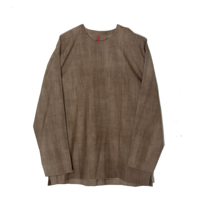 Uneven Dyed Pullover  / yellow