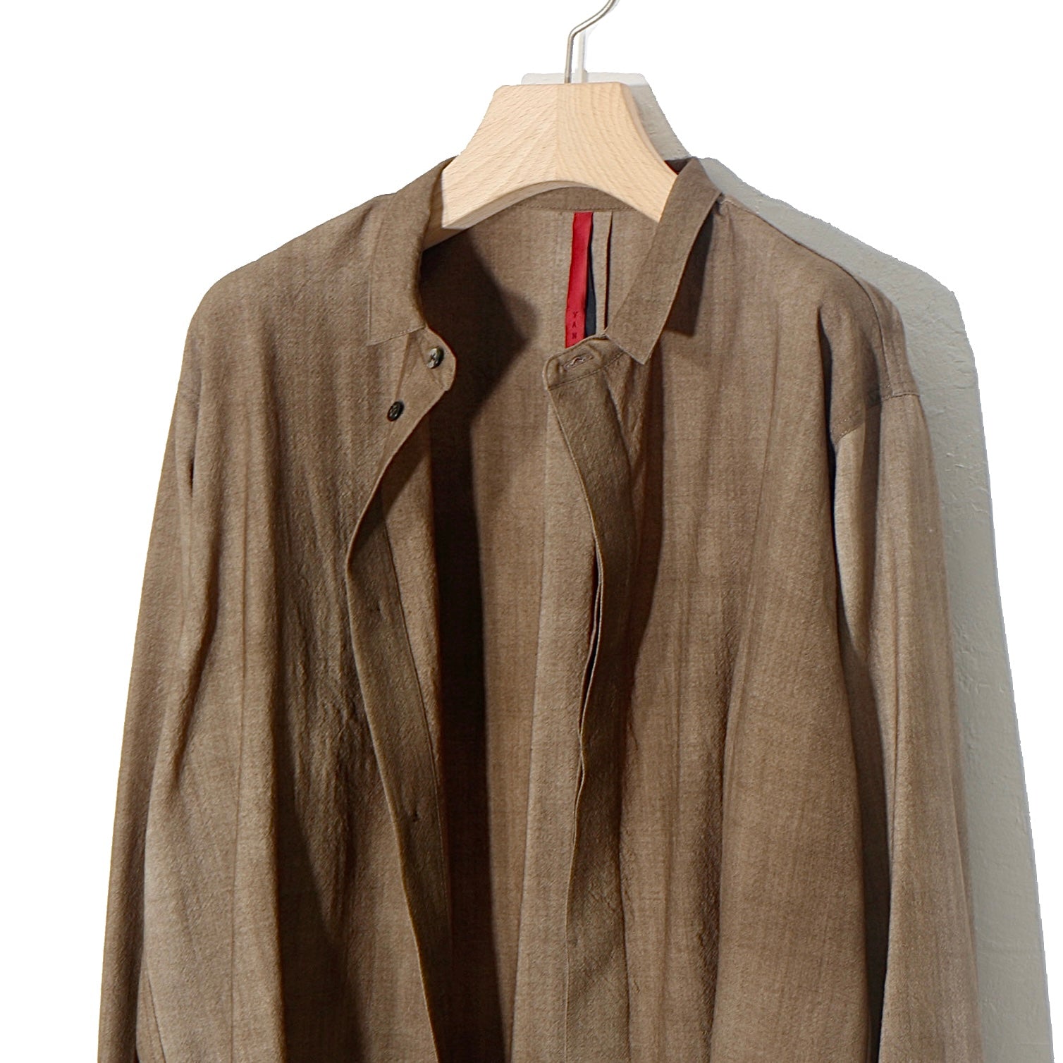 ジャケット・アウター YANTOR Uneven Dyed Wool Zipup Coat YANTOR – MIKIRIHASSHIN OFFICIAL
