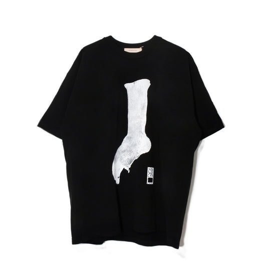 market print T-shirt / sox /bk